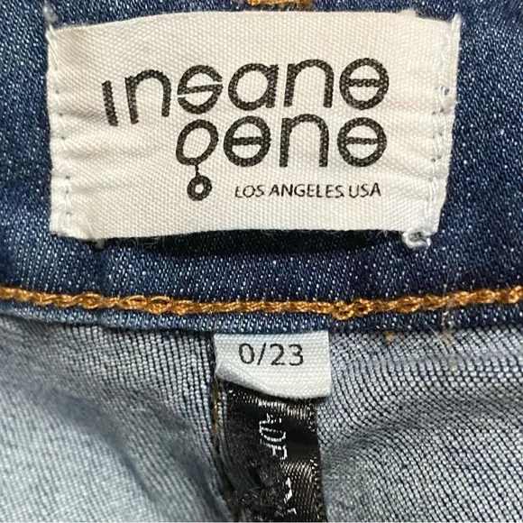 Women's Distressed Insane Gene Flare Jeans 0 - Picture 2 of 5